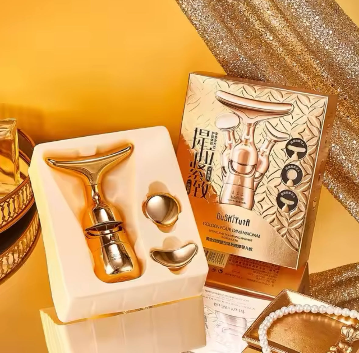 Masajeador Facial Gold Edition