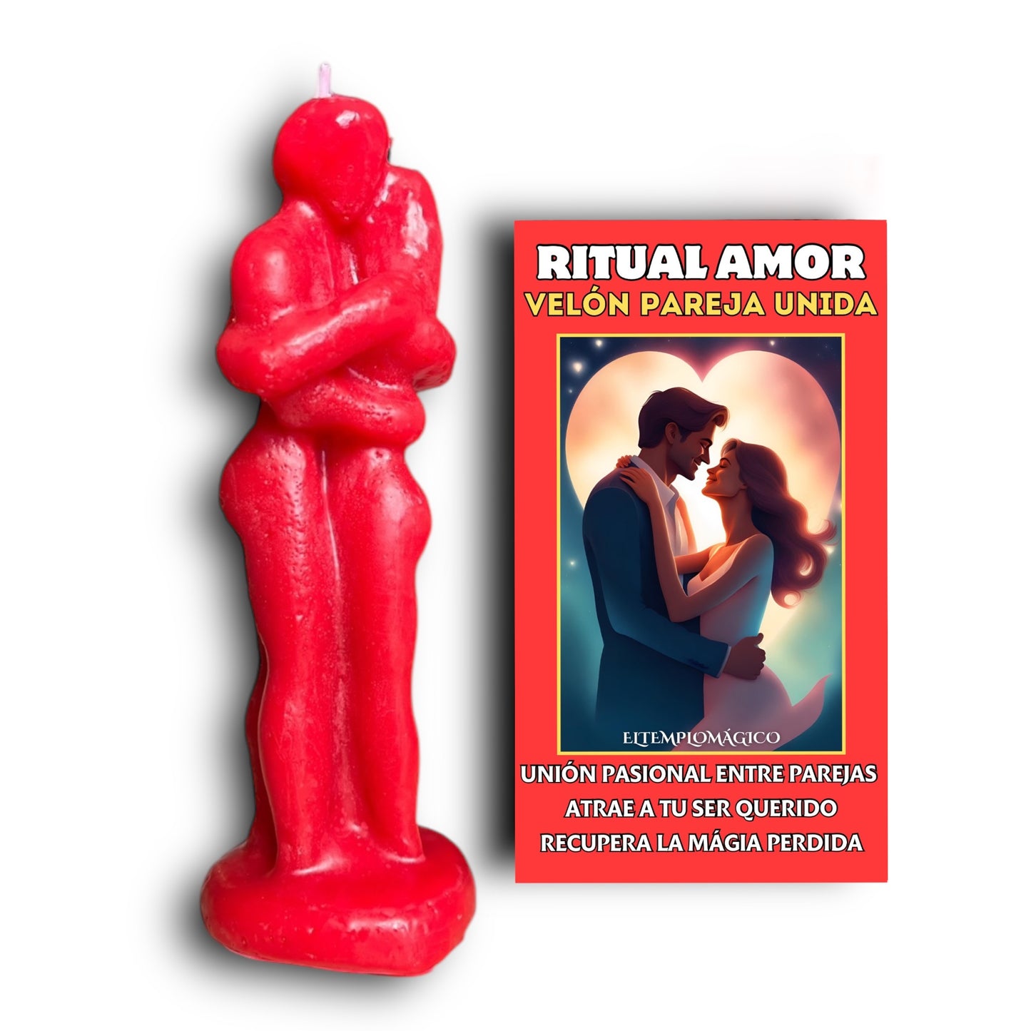 Velón Pareja Unida ATRAE AMOR