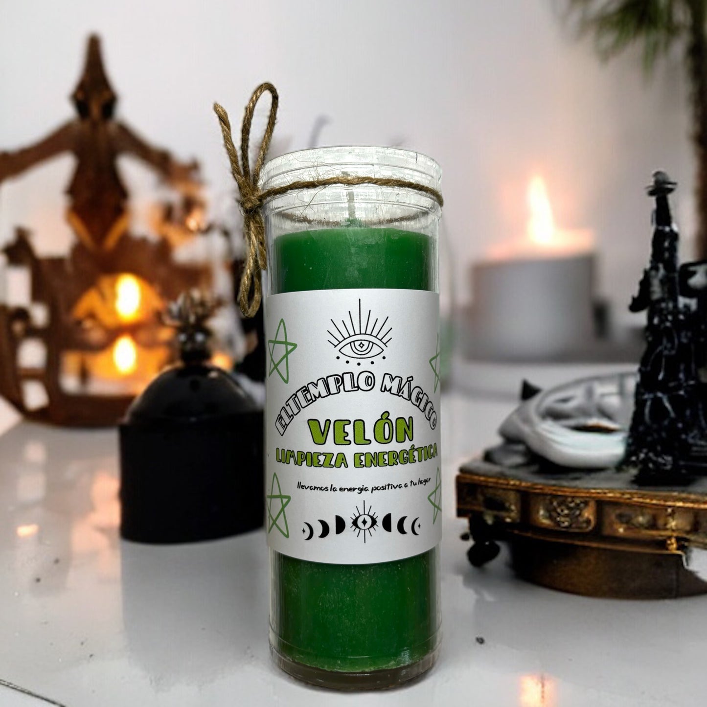 Velón limpieza energética