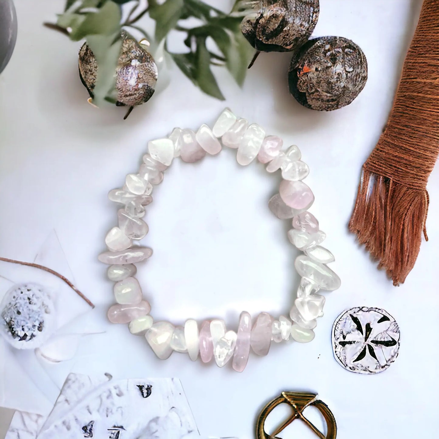 Pulsera Cuarzo Rosa Dulzura