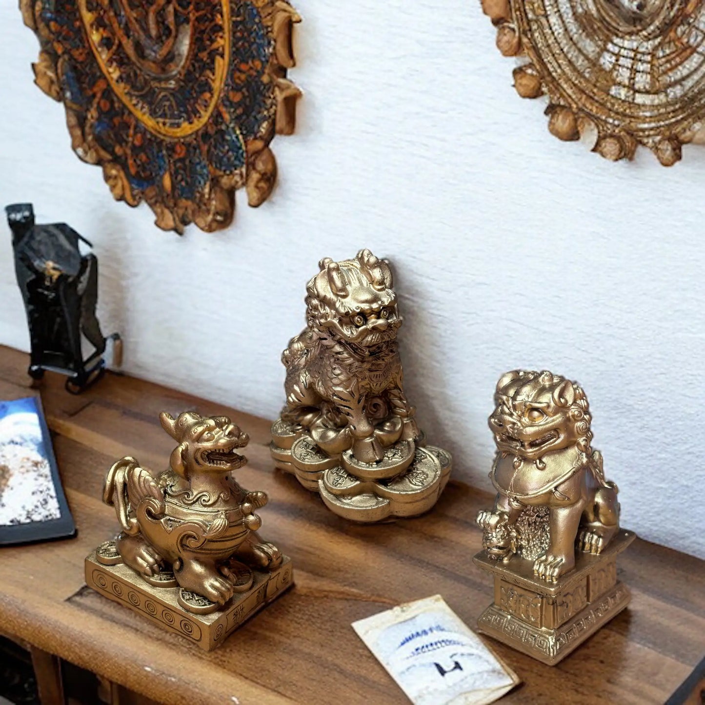 L'amuleto del Leone di Fu attira prosperità e fortuna