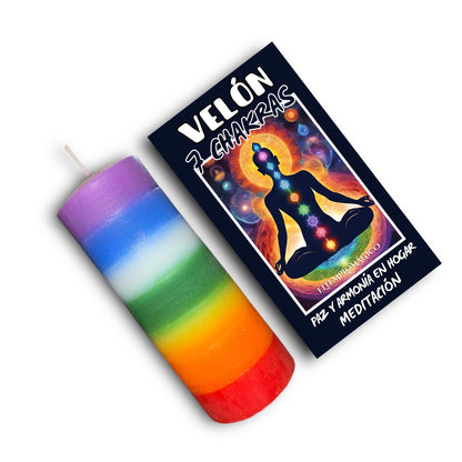 Velón 7 Chakras