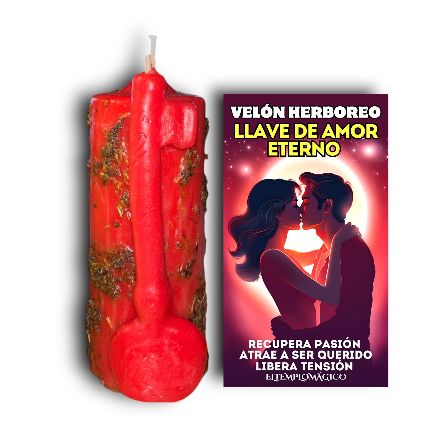 Velón AMOR con llave de Dominio