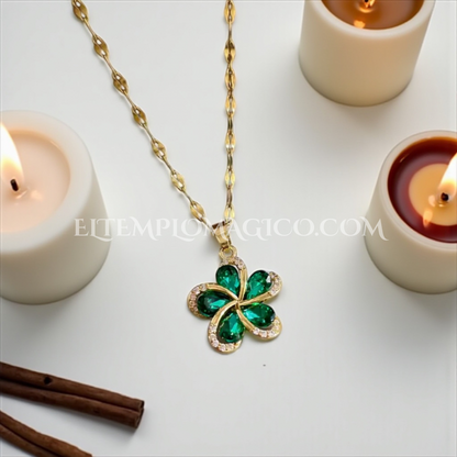 Amuleto/Colgante Flor de Esmeralda