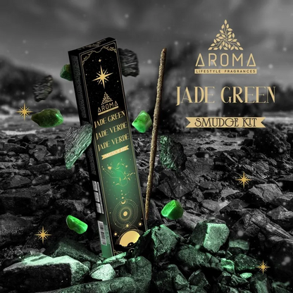 Incienso Natural Jade Verde (Edición Especial con Gemas)