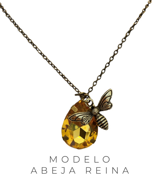 Amuleto/Colgante Modelo Abeja de Cristal