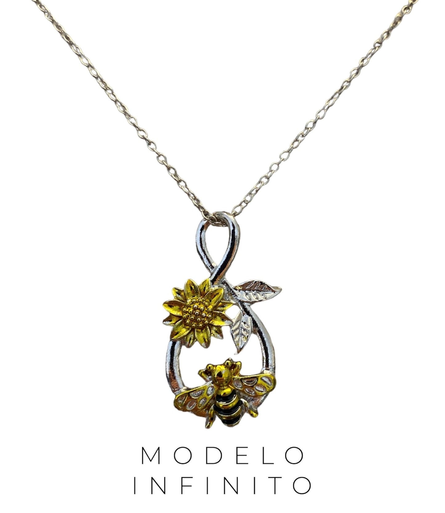 Colgante/Amuleto Collar Abeja Modelo GIRASOL