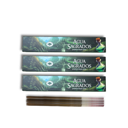 Incienso Premium 'Agua Sagrados' (Green Tree Masala)