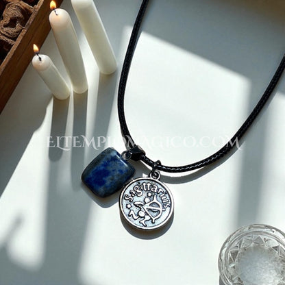 Collar Sagitario con Lapislázuli