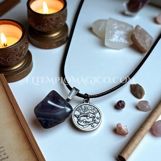Collar Piscis con Amatista