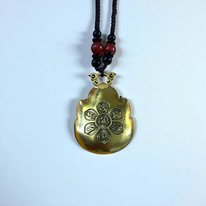 Collar Amuleto Ganesha Dorada
