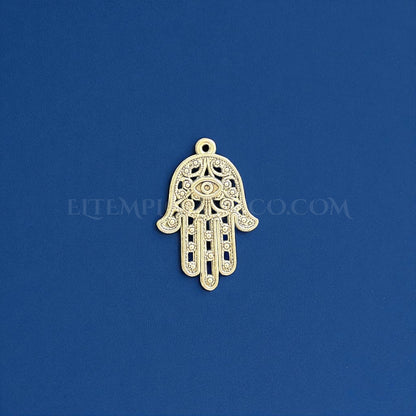 Mano de Fátima dedos hacia abajo (42 x 28 mm.)