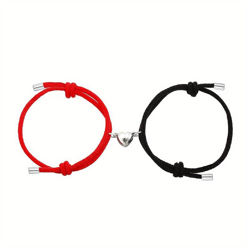 Amuleto / Pulsera Magnética Corazón (incluye las 2 unidades)