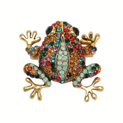 Broche / Amuleto Rana Multicolor