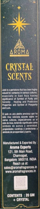 Incienso Natural Jade Verde (Edición Especial con Gemas)